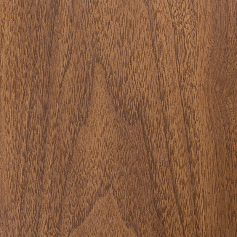 3-lagiger, dunkelbrauner, drahtgebürsteter Click-Holzboden aus Walnussholz
