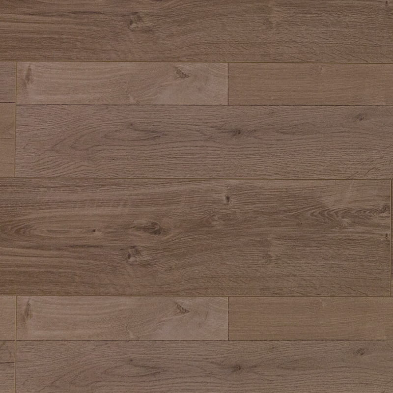 12 mm Premium-Laminat, helle Eichenholzmaserung, glatte Oberfläche, Klickboden